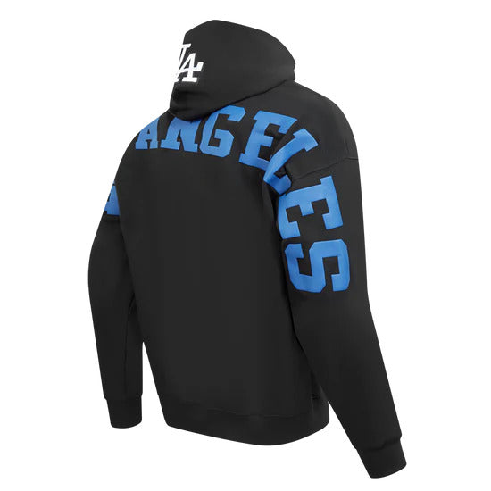 Pro Standard Men Los Angeles Dodgers Wingspan Pullover Hoodie-Black product image 3, provided for visual reference and