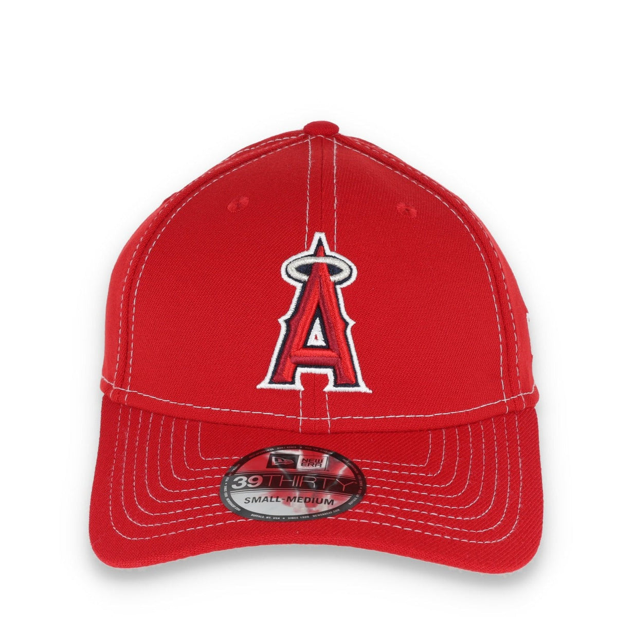 New Era Los Angeles Angels Classic 39THIRTY Stretch Fit-Red product image 1, provided for visual reference and product