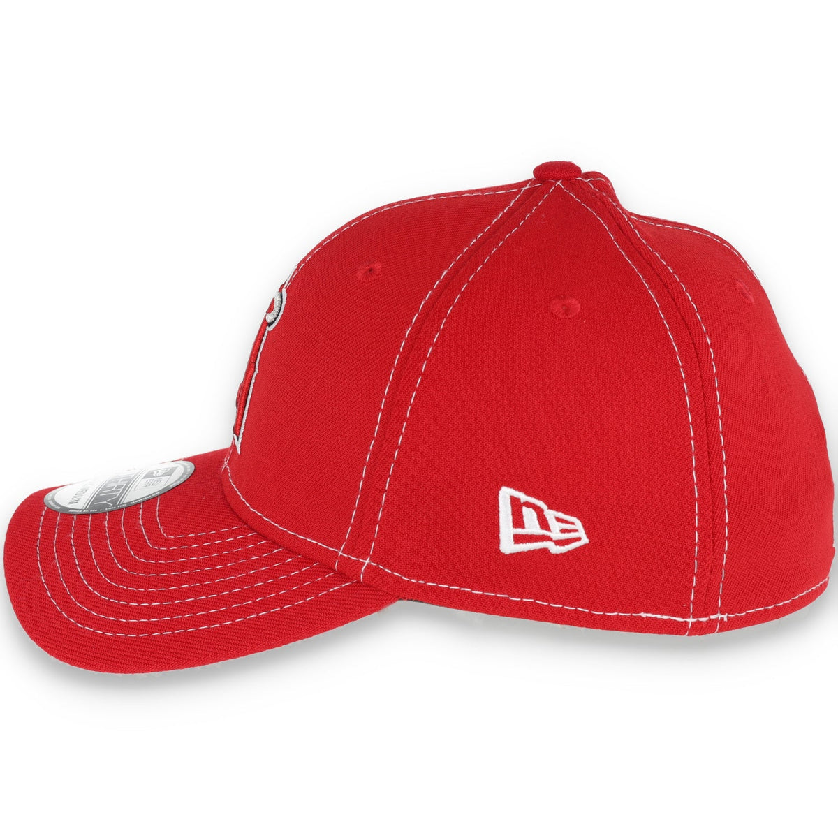 New Era Los Angeles Angels Classic 39THIRTY Stretch Fit-Red product image 5, provided for visual reference and product