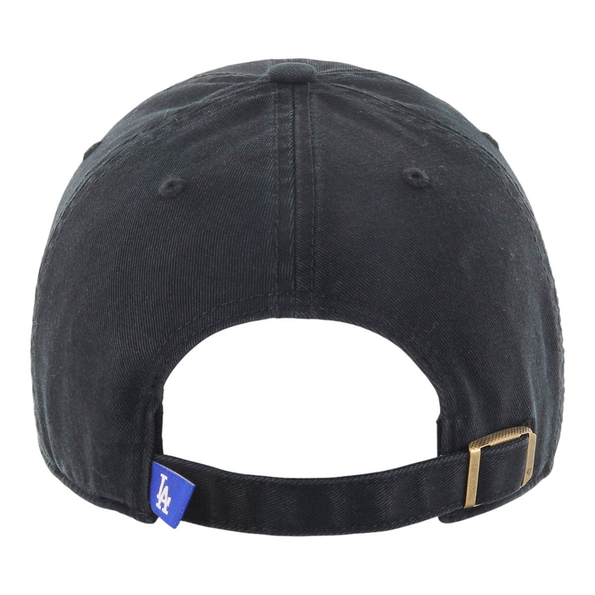 Los Angeles Dodgers '47 Clean Up Black Adjustable Hat product image 2, provided for visual reference and product detail