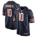 Luther Burden III Chicago Bears Nike Men Navy Game Jersey product image 1, provided for visual reference and product detail