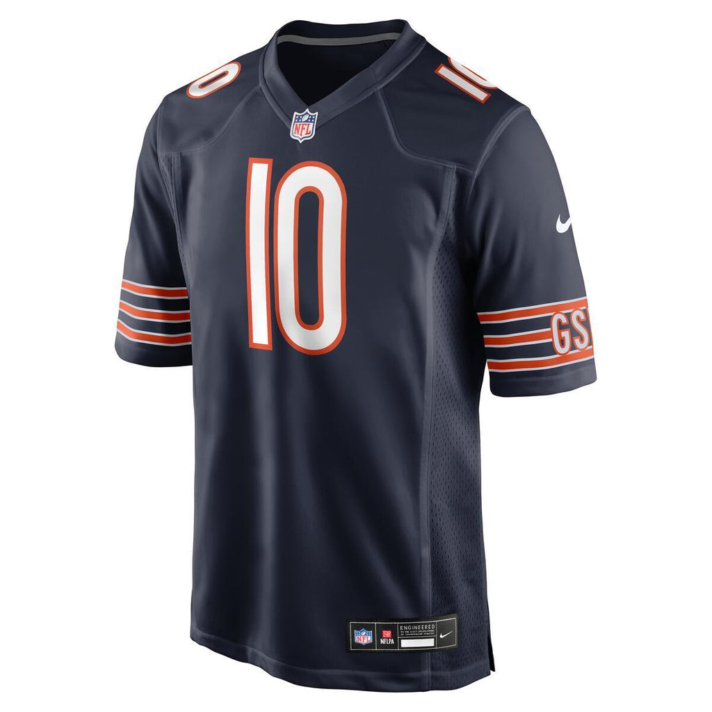 Luther Burden III Chicago Bears Nike Men Navy Game Jersey product image 3, provided for visual reference and product detail