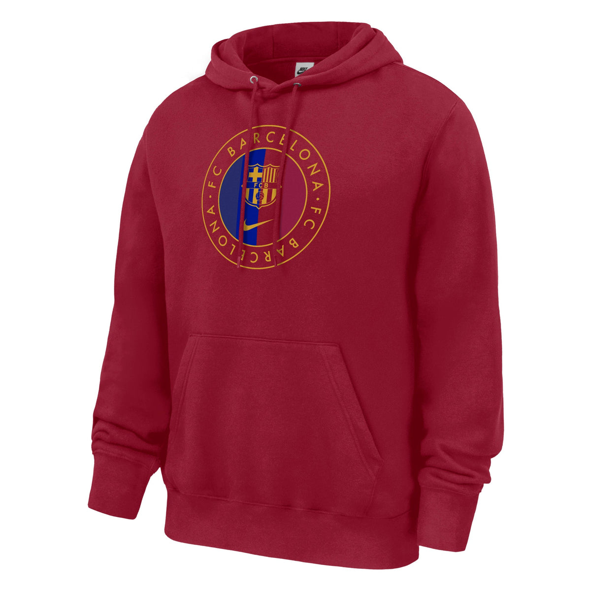 Nike FC Barcelona Club Fleece Hoodie product image 1, provided for visual reference and product detail review