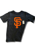 Majestic Youth San Francisco Giants Logo Primary Team T-Shirt-Black product image 1, provided for visual reference and