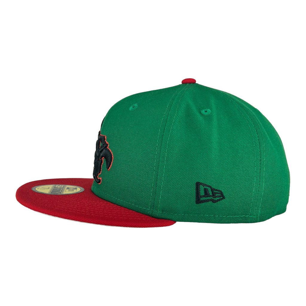 Mexico Green/Red Aztec New Era 59FIFTY Fitted Hat product image 5, provided for visual reference and product detail review
