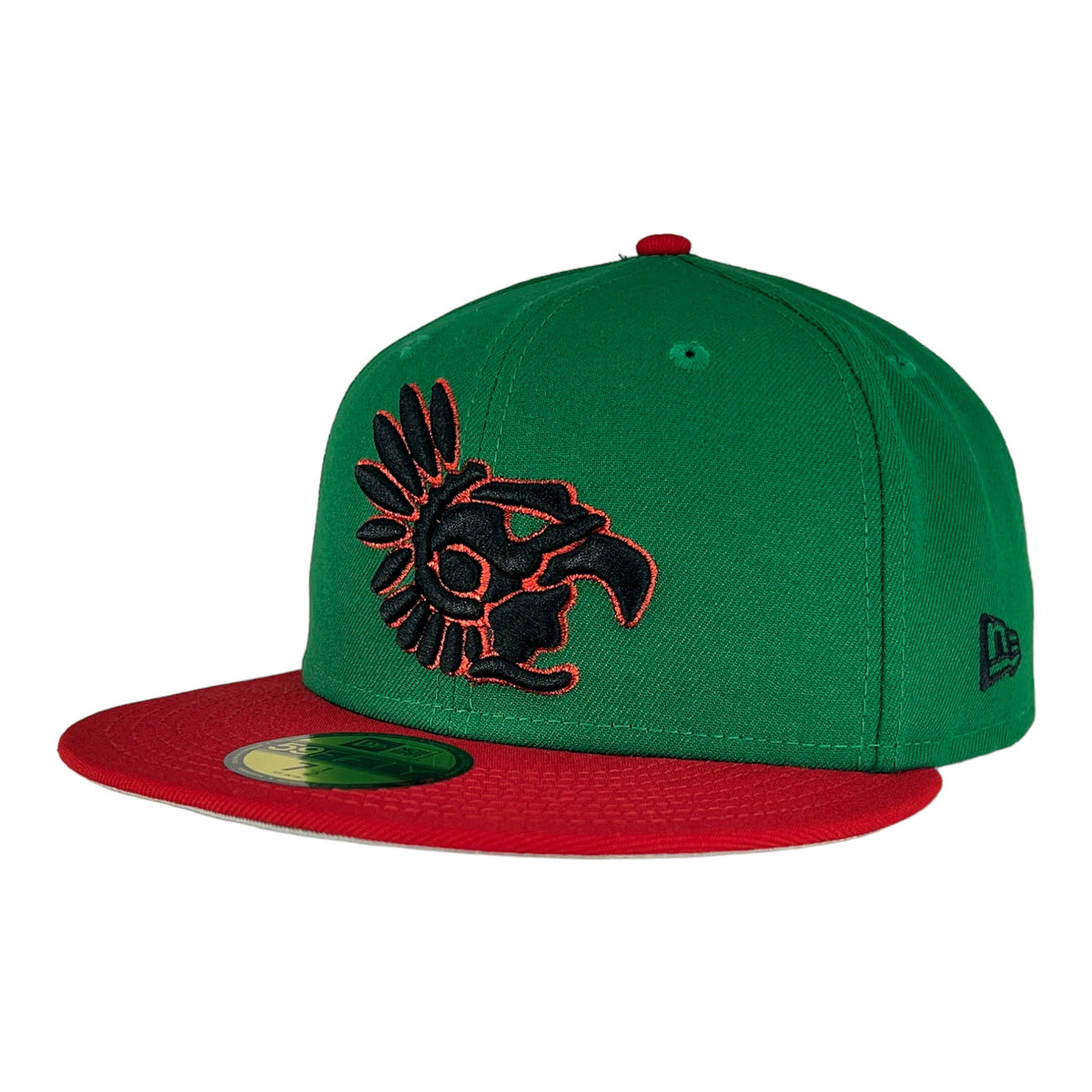 Mexico Green/Red Aztec New Era 59FIFTY Fitted Hat product image 3, provided for visual reference and product detail review