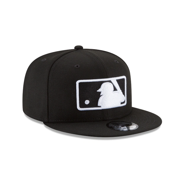 MLB Batterman Logo Basic Black And White 9FIFTY Snapback product image 3, provided for visual reference and product detail