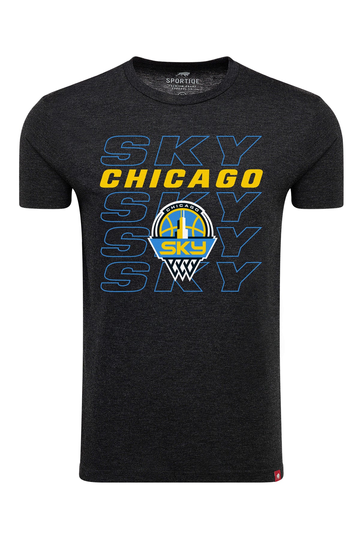 Chicago Sky Sportiqe Black Comfy Neo T-Shirt product image 1, provided for visual reference and product detail review