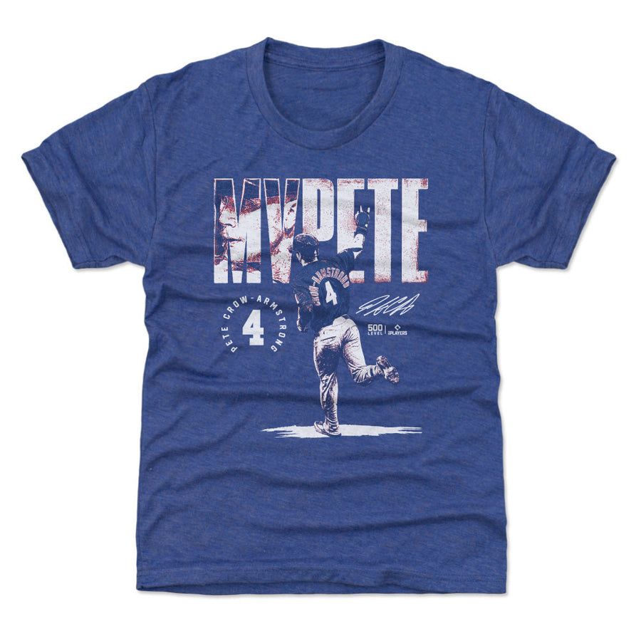 MVPete Pete Crow-Armstrong 500 Level Youth T-Shirt product image 1, provided for visual reference and product detail review