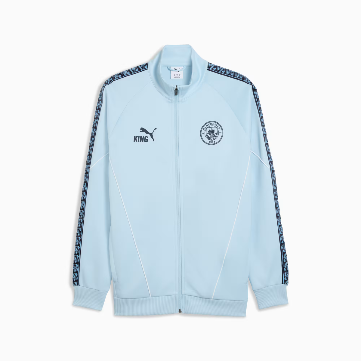 Puma Men Manchester City KING Anthem Jacket product image 1, provided for visual reference and product detail review