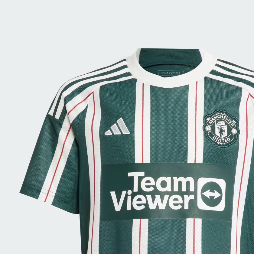 Adidas Youth Manchester United Away Jersey 23/24 product image 4, provided for visual reference and product detail review