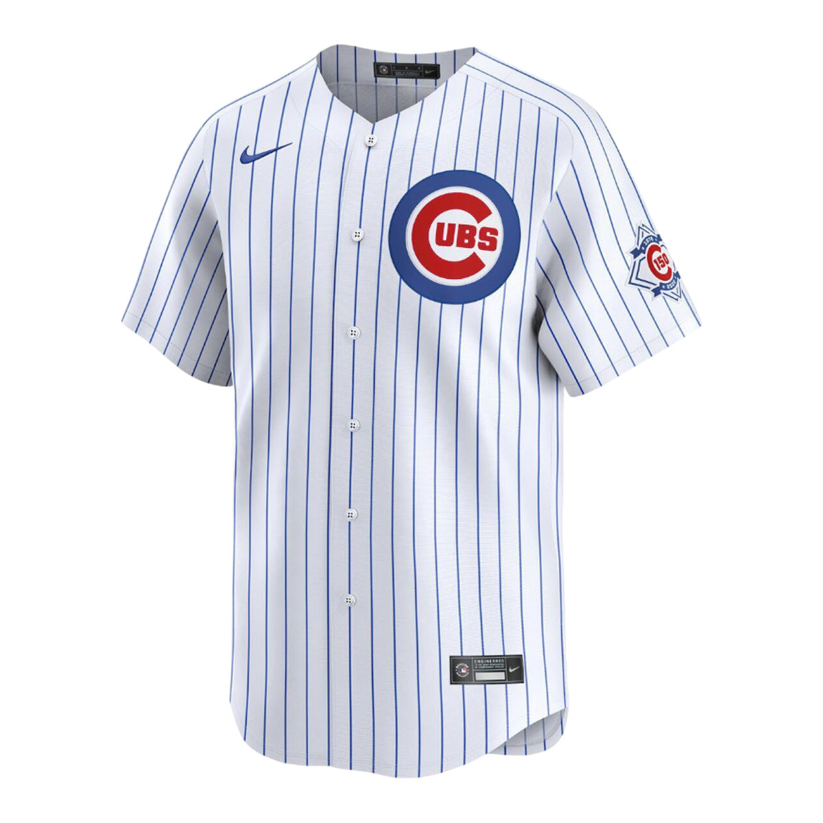 Matt Shaw Chicago Cubs Nike Youth 150th Anniversary Homerun Pinstripe Jersey product image 3, provided for visual reference