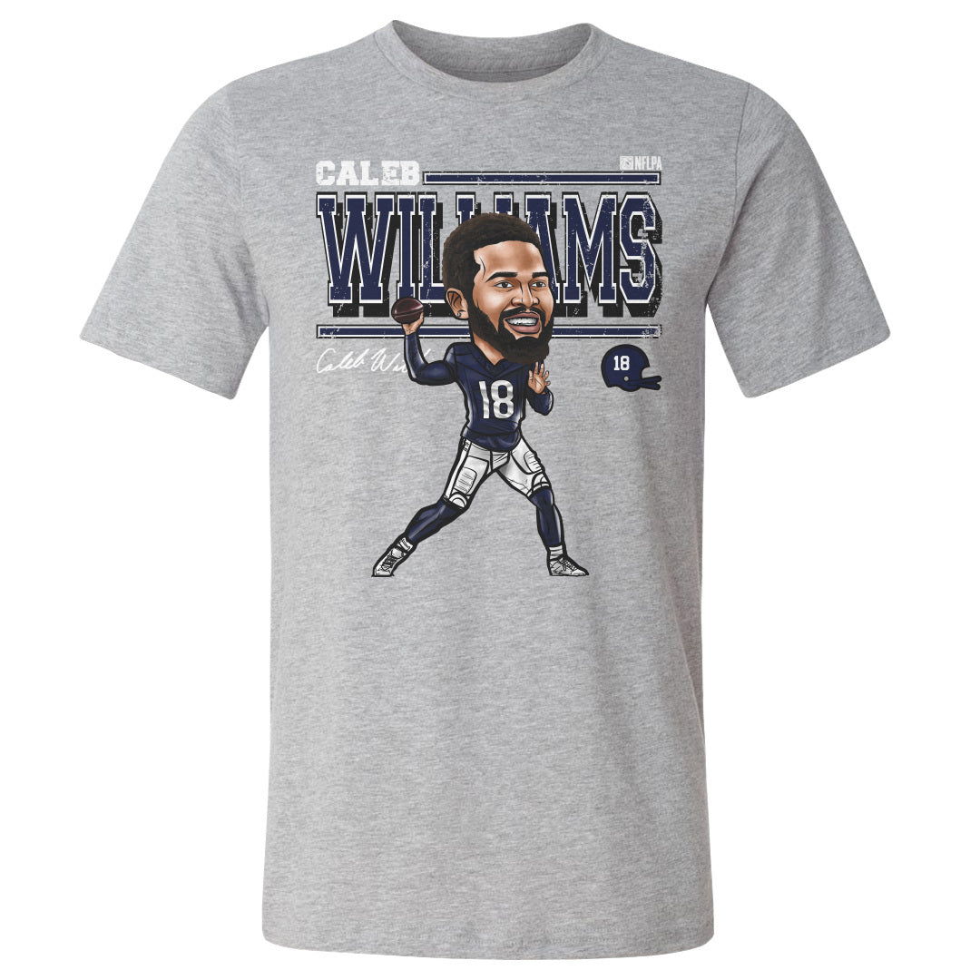 Caleb Williams Chicago Cartoon WHT product image 2, provided for visual reference and product detail review