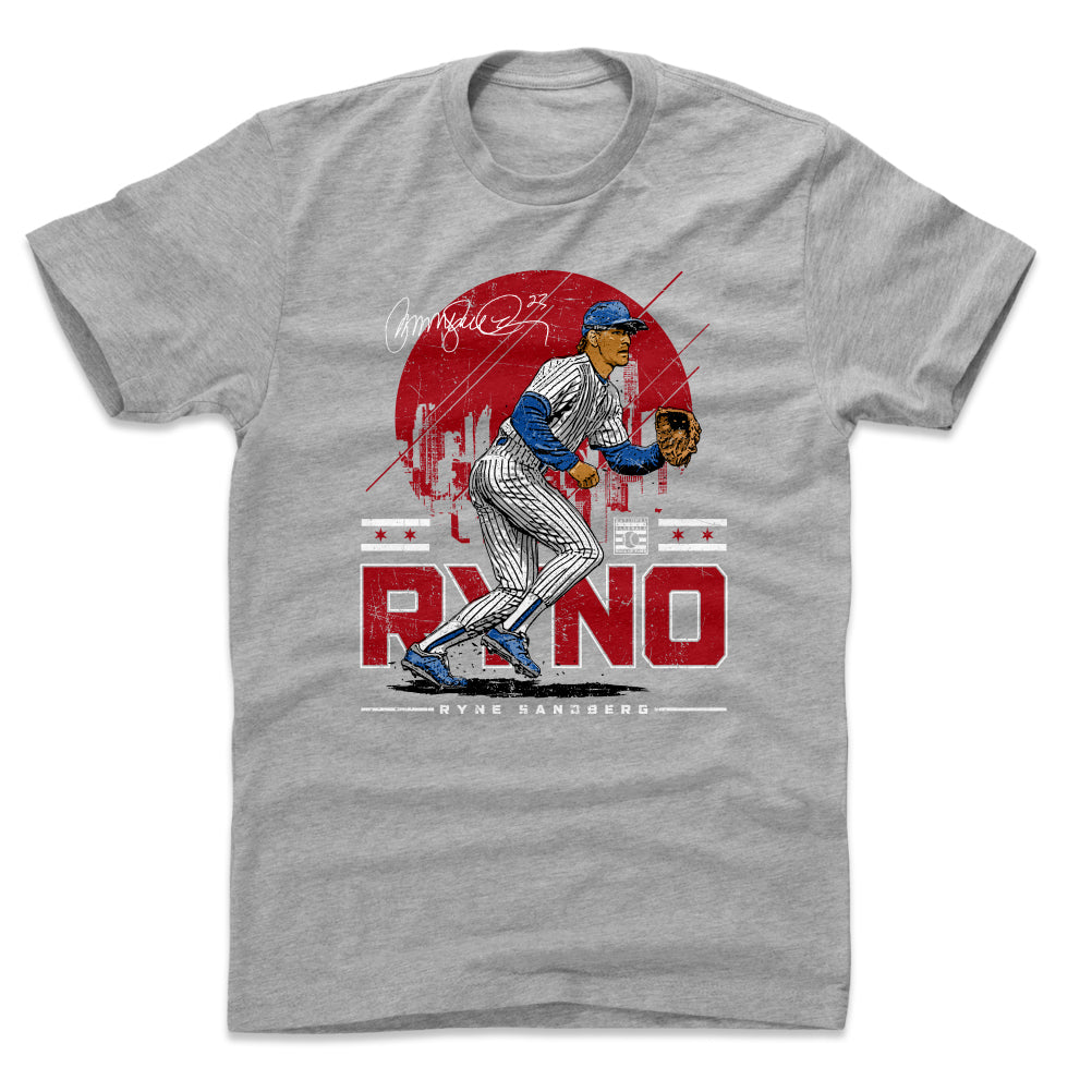 Ryne Sandberg Chicago Skyline WHT product image 2, provided for visual reference and product detail review