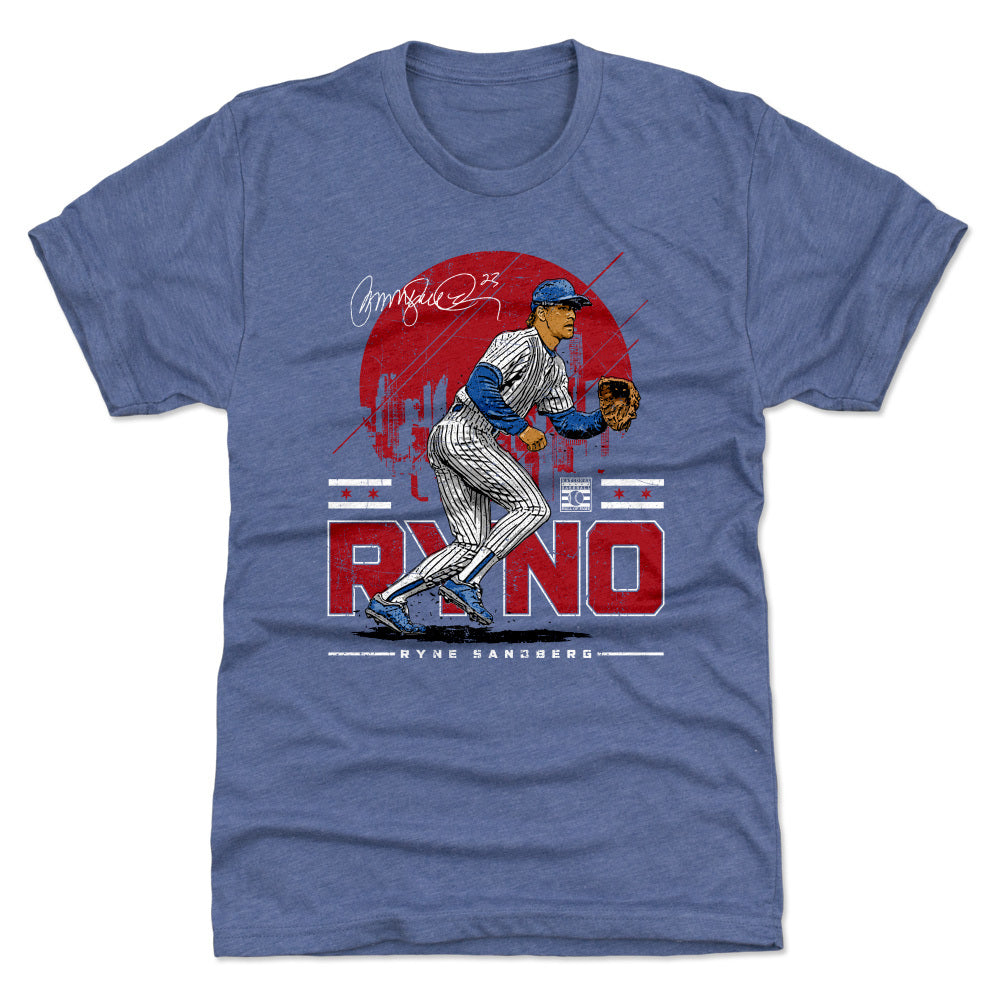 Ryne Sandberg Chicago Skyline WHT product image 2, provided for visual reference and product detail review