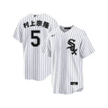 Munetaka Murakami Chicago White Sox Nike Youth Home Pinstripe Kanji Jersey product image 1, provided for visual reference