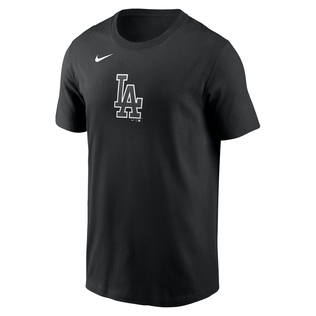 Nike Men Los Angeles Dodgers Shoot For The Sky T-Shirt-Black product image 1, provided for visual reference and product