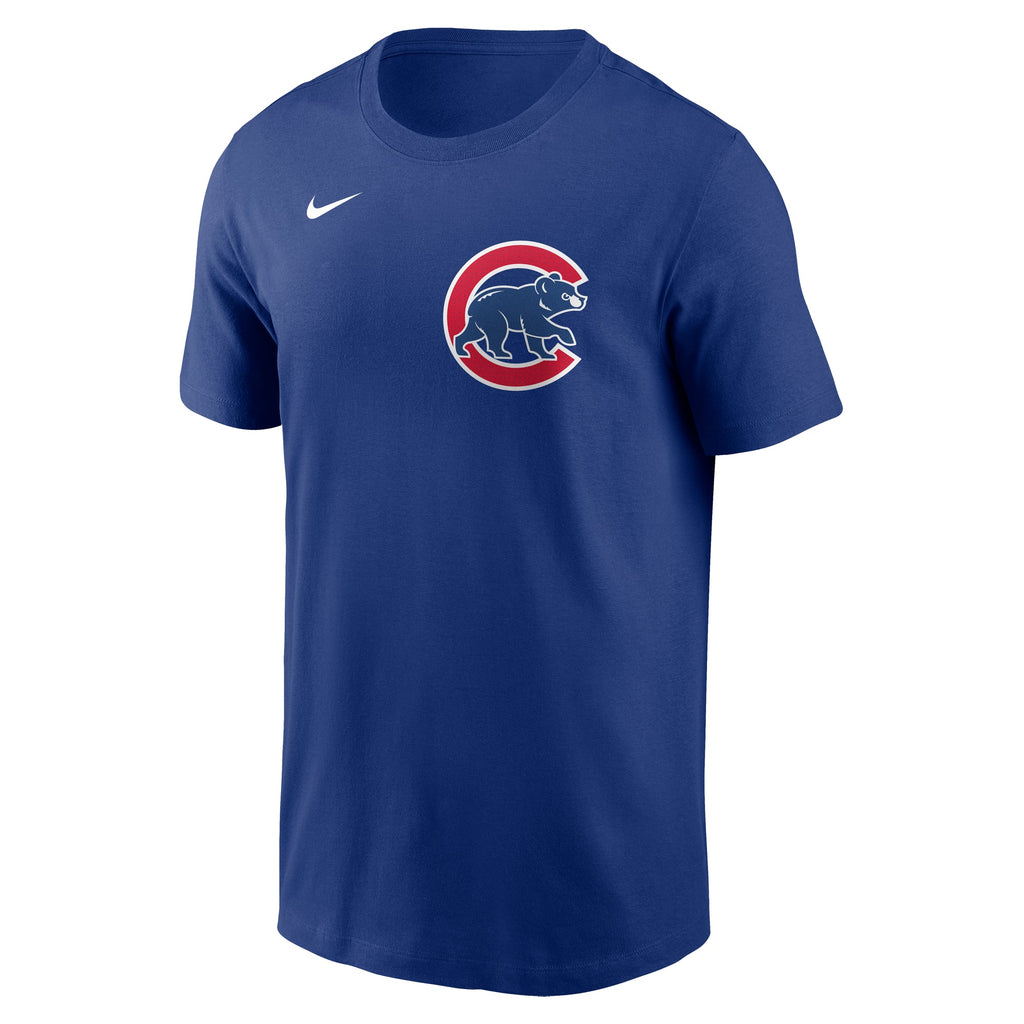 Dansby Swanson #7 Chicago Cubs Nike Royal Player T-Shirt product image 3, provided for visual reference and product detail