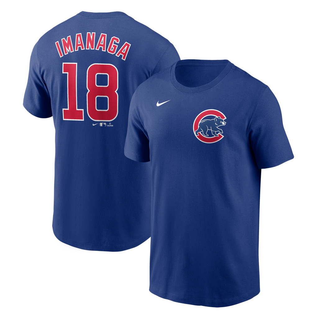 Shōta Imanaga Chicago Cubs Nike Name And Number T-Shirt product image 1, provided for visual reference and product detail
