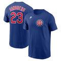 Ryne Sandberg Chicago Cubs Nike Men Royal T-Shirt product image 1, provided for visual reference and product detail review