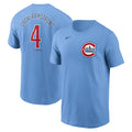 Pete Crow-Armstrong Chicago Cubs Nike Men Blues Alternate T-Shirt product image 1, provided for visual reference and product