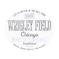 Wrigley Field Life Is Better At The Ballpark Sticker product image 1, provided for visual reference and product detail review