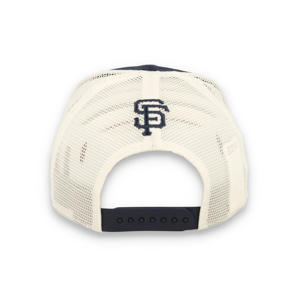 Nike San Francisco Giants RISE Trucker Hat - Navy/White product image 6, provided for visual reference and product detail