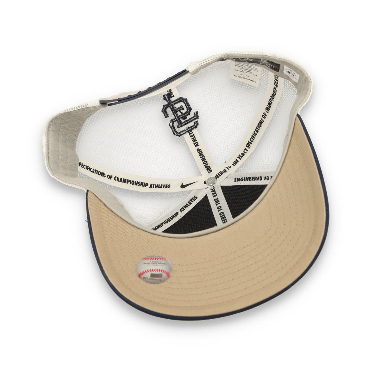 Nike San Francisco Giants RISE Trucker Hat - Navy/White product image 7, provided for visual reference and product detail