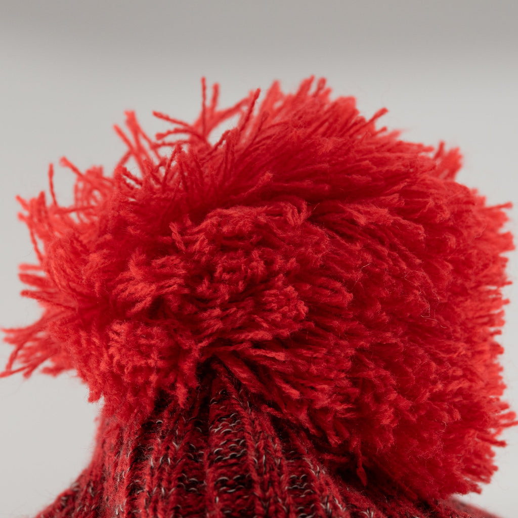 Chicago Bulls Red NE18 Sport Pom Knit Hat product image 3, provided for visual reference and product detail review