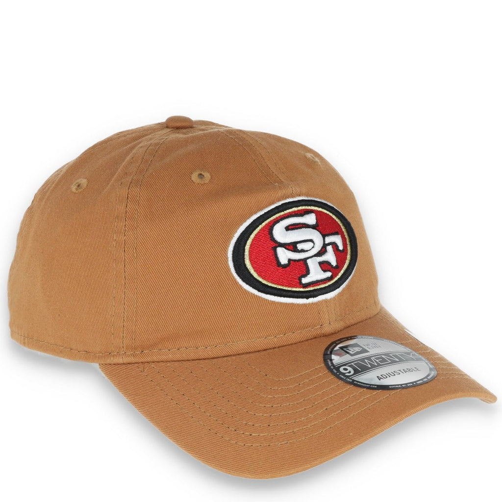 New Era San Francisco 49ers Core Classic 2.0 9TWENTY Adjustable Hat-Khaki product image 1, provided for visual reference and