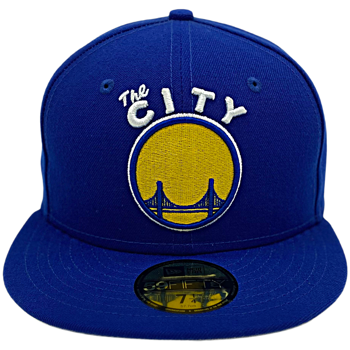 Golden State Warriors The City New Era 59Fifty Hat-Royal Blue product image 2, provided for visual reference and product
