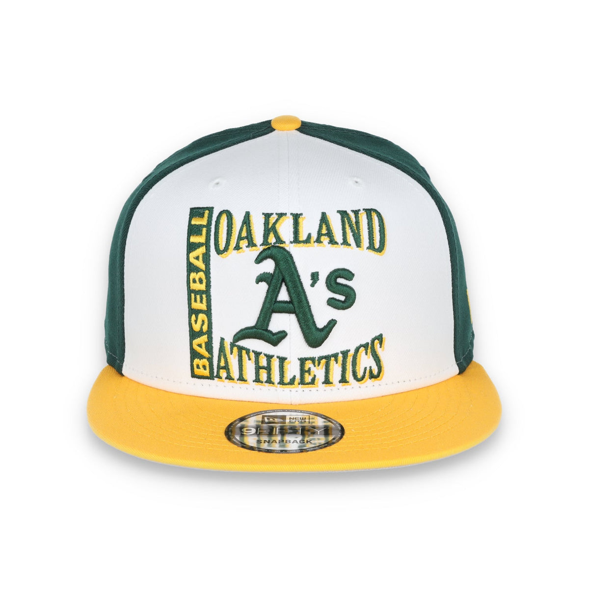 NEW ERA OAKLAND ATHLETICS RETRO SPORT 9FIFTY Snapback HAT product image 1, provided for visual reference and product detail