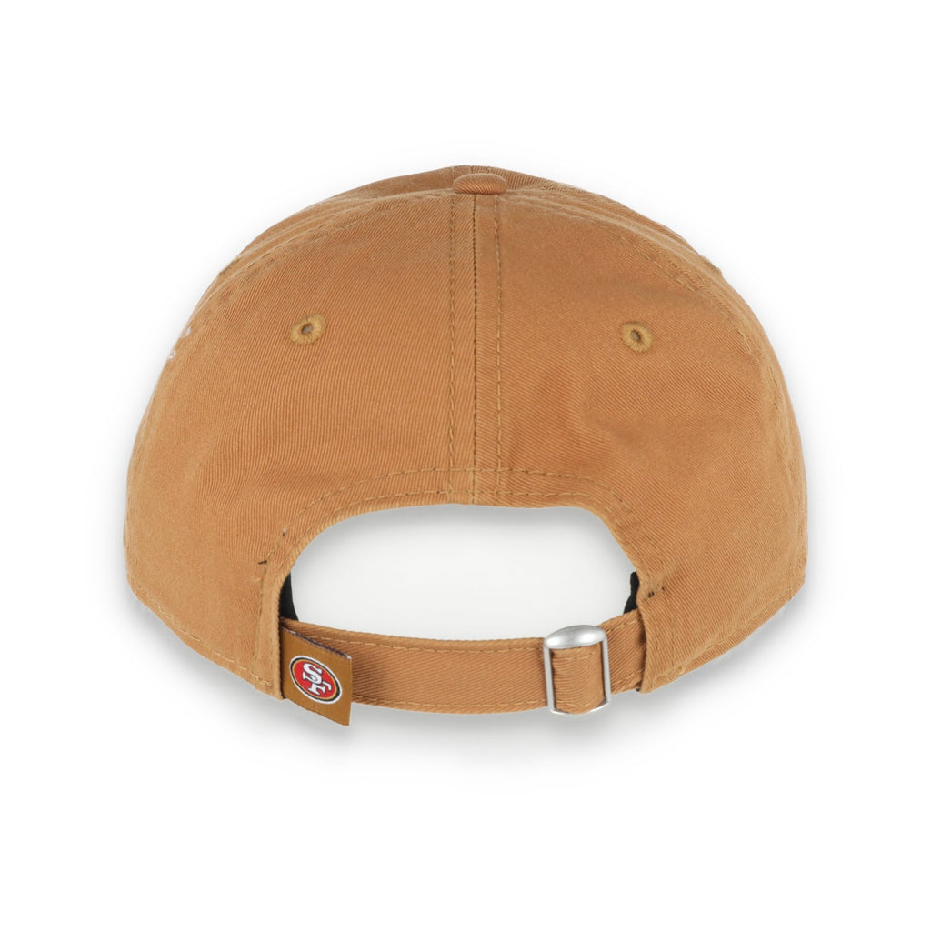 New Era San Francisco 49ers Core Classic 2.0 9TWENTY Adjustable Hat-Khaki product image 5, provided for visual reference and