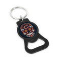Chicago Bears Black Sugar Skull Bottle Opener Keychain product image 1, provided for visual reference and product detail