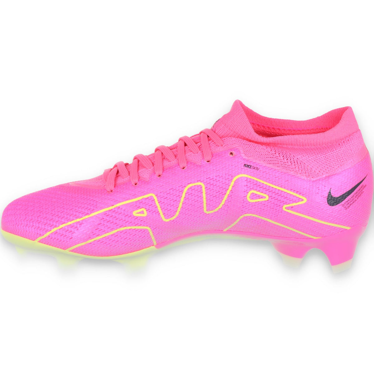 Nike Zoom Mercuria vapor 15 Pro FG-PINK BLAST/VOLT-GRIIRON product image 2, provided for visual reference and product detail