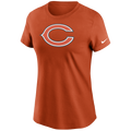 Chicago Bears Nike Women Orange C Logo T-Shirt product image 1, provided for visual reference and product detail review