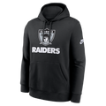 Nike Las Vegas Raiders Rewind Club Hoodie-Black product image 1, provided for visual reference and product detail review