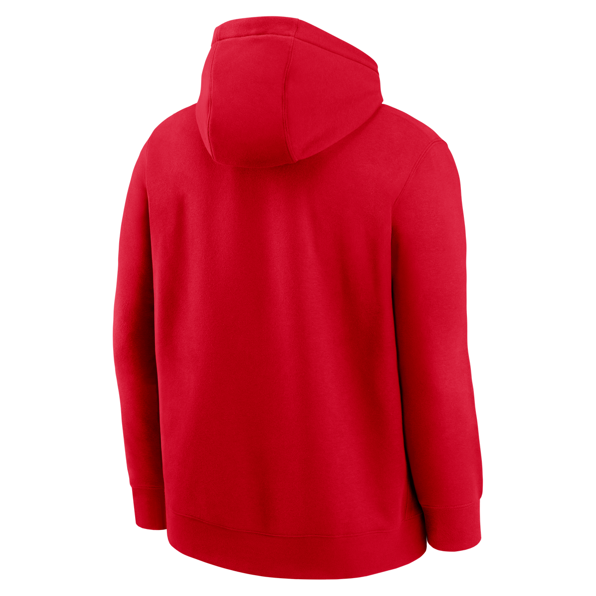 Nike San Francisco 49ers Rewind Club Hoodie- Red product image 2, provided for visual reference and product detail review