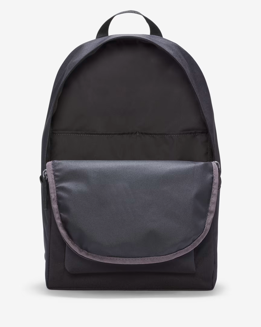 Nike Heritage Backpack (25L)-Black/White product image 4, provided for visual reference and product detail review
