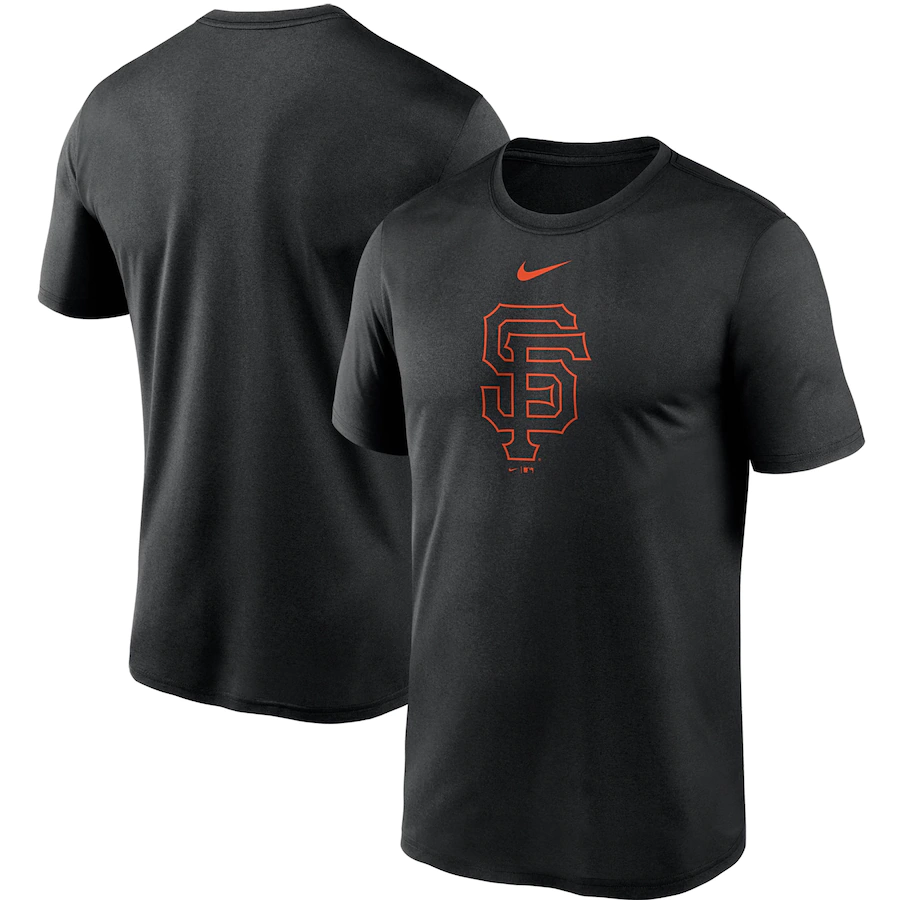Nike Men San Francisco Giants Team Large Logo Legend Performance T-Shirt - Black product image 3, provided for visual