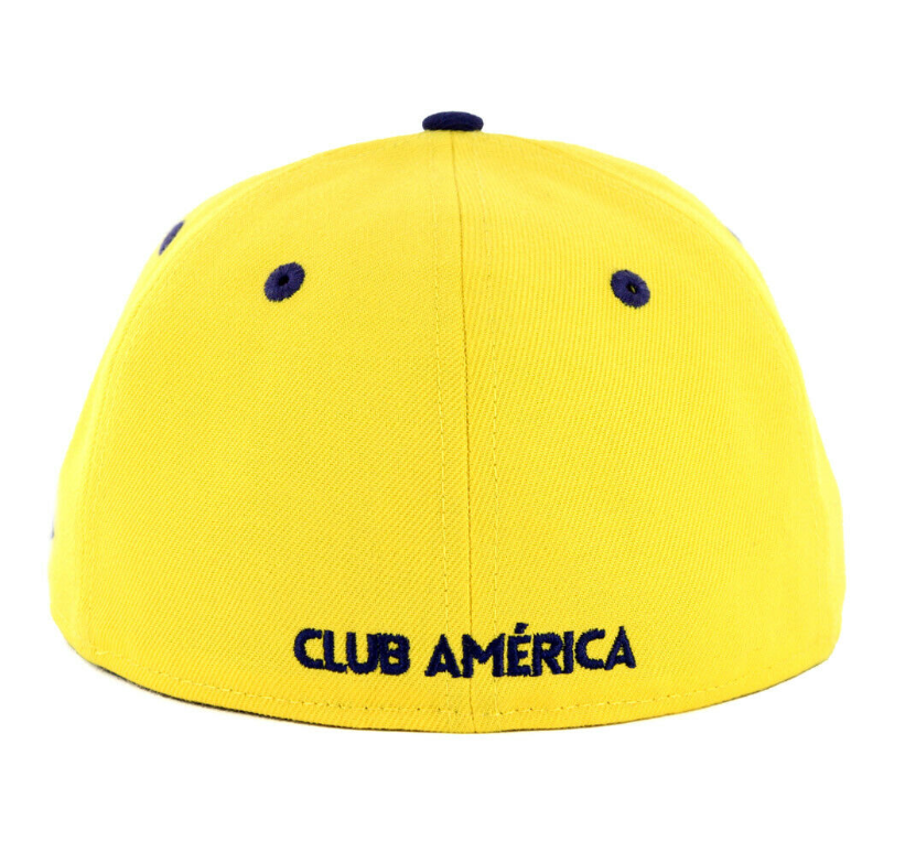 Club America New Era Official Fitted 59Fifty-Yellow product image 3, provided for visual reference and product detail review