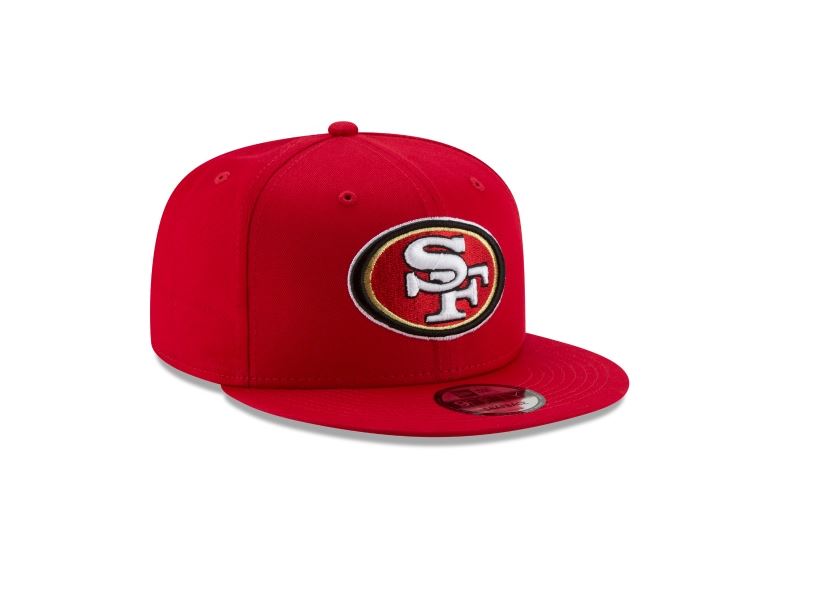 SAN FRANCISCO 49ERS NEW ERA BASIC Snapback 9FIFTY- RED (Copy) product image 3, provided for visual reference and product