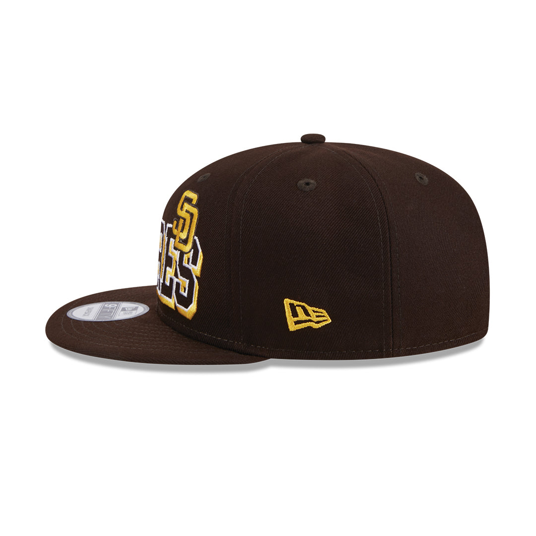 New Era San Diego Padres Game Day 9FIFTY Snapback Hat product image 2, provided for visual reference and product detail