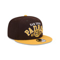 New Era San Diego Padres Throwback 9Fifty Snapback Hat-Brown product image 1, provided for visual reference and product