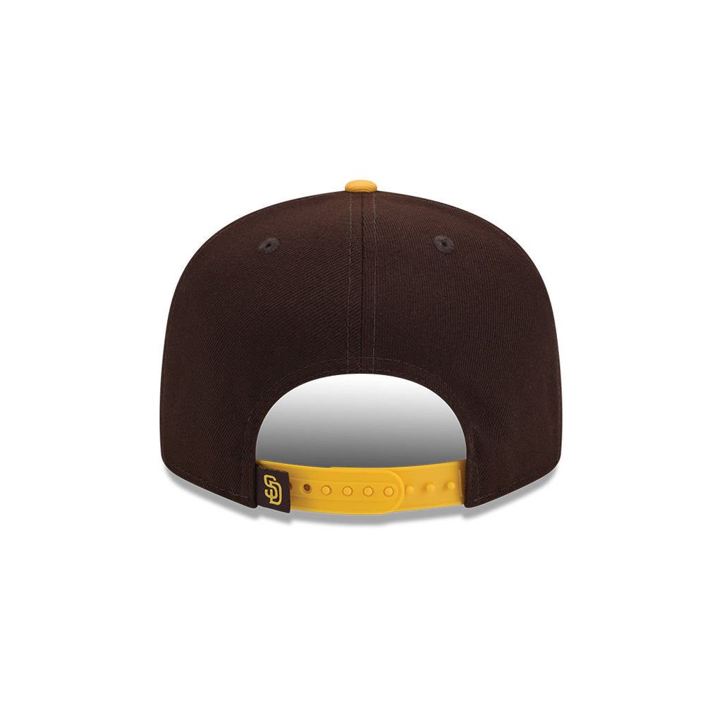 New Era San Diego Padres Throwback 9Fifty Snapback Hat-Brown product image 5, provided for visual reference and product