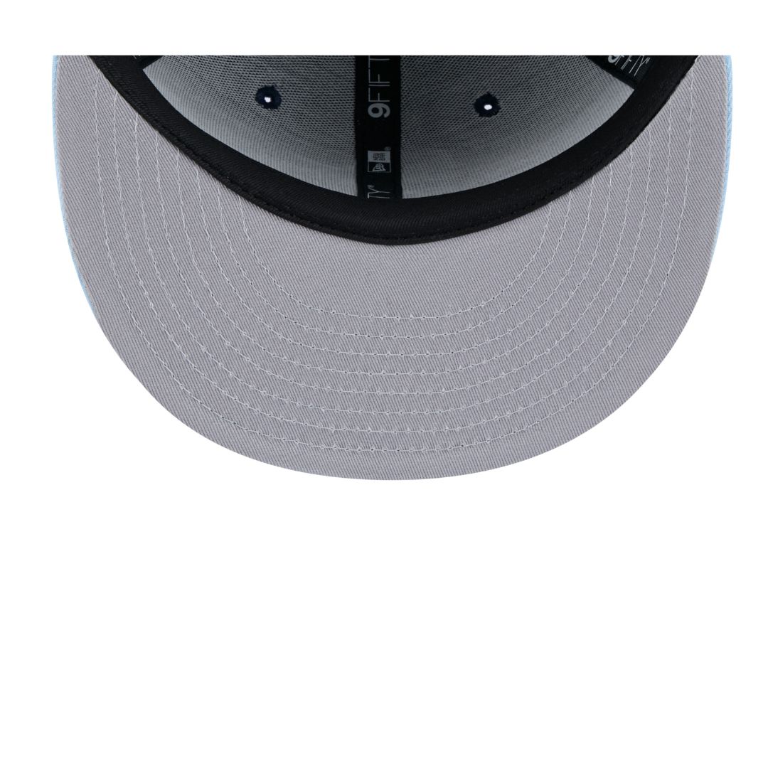 New Era San Francisco 49ers 2-Tone Color Pack 9FIFTY Snapback Hat-Navy/Light Blue product image 7, provided for visual