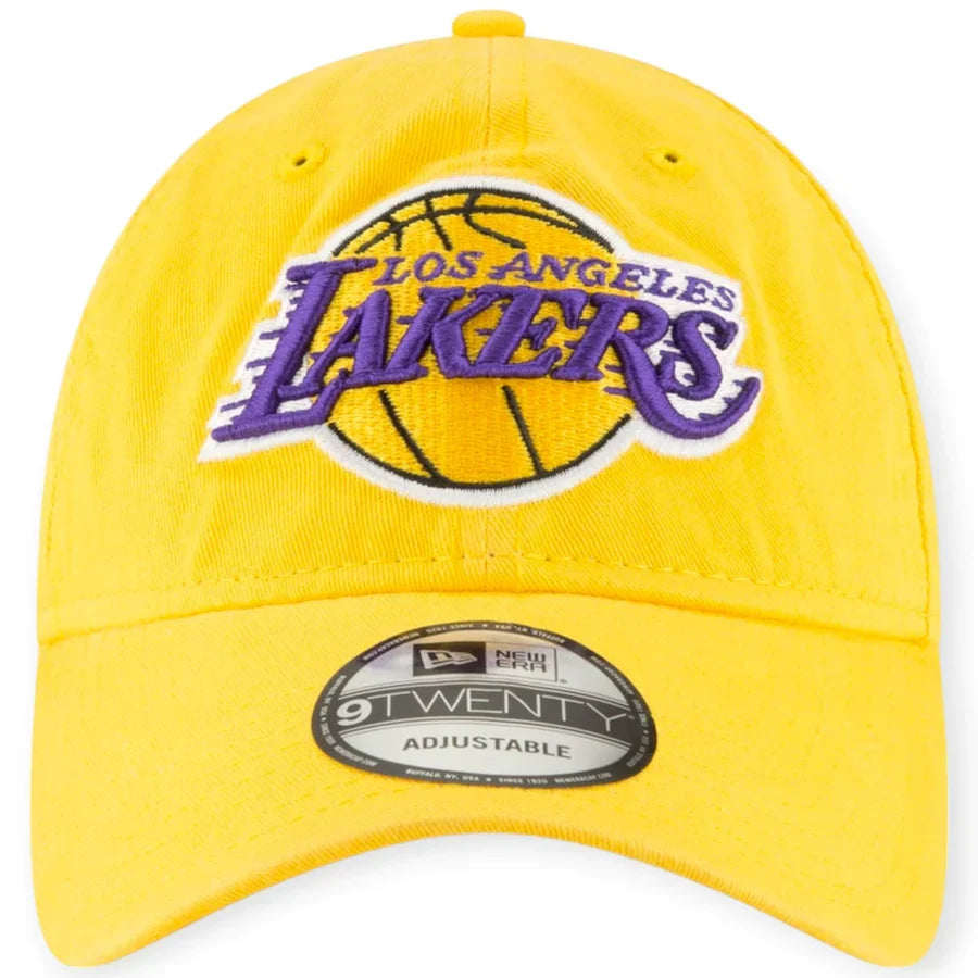 New Era Los Angeles Lakers 2.0 Core Classic 9TWENTY Adjustable Hat-Yellow product image 1, provided for visual reference and