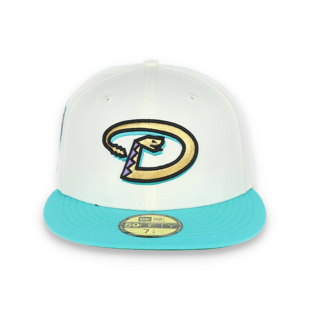 New Era Arizona Diamondbacks Patch 59FIFTY Fitted Ivory Hat product image 3, provided for visual reference and product