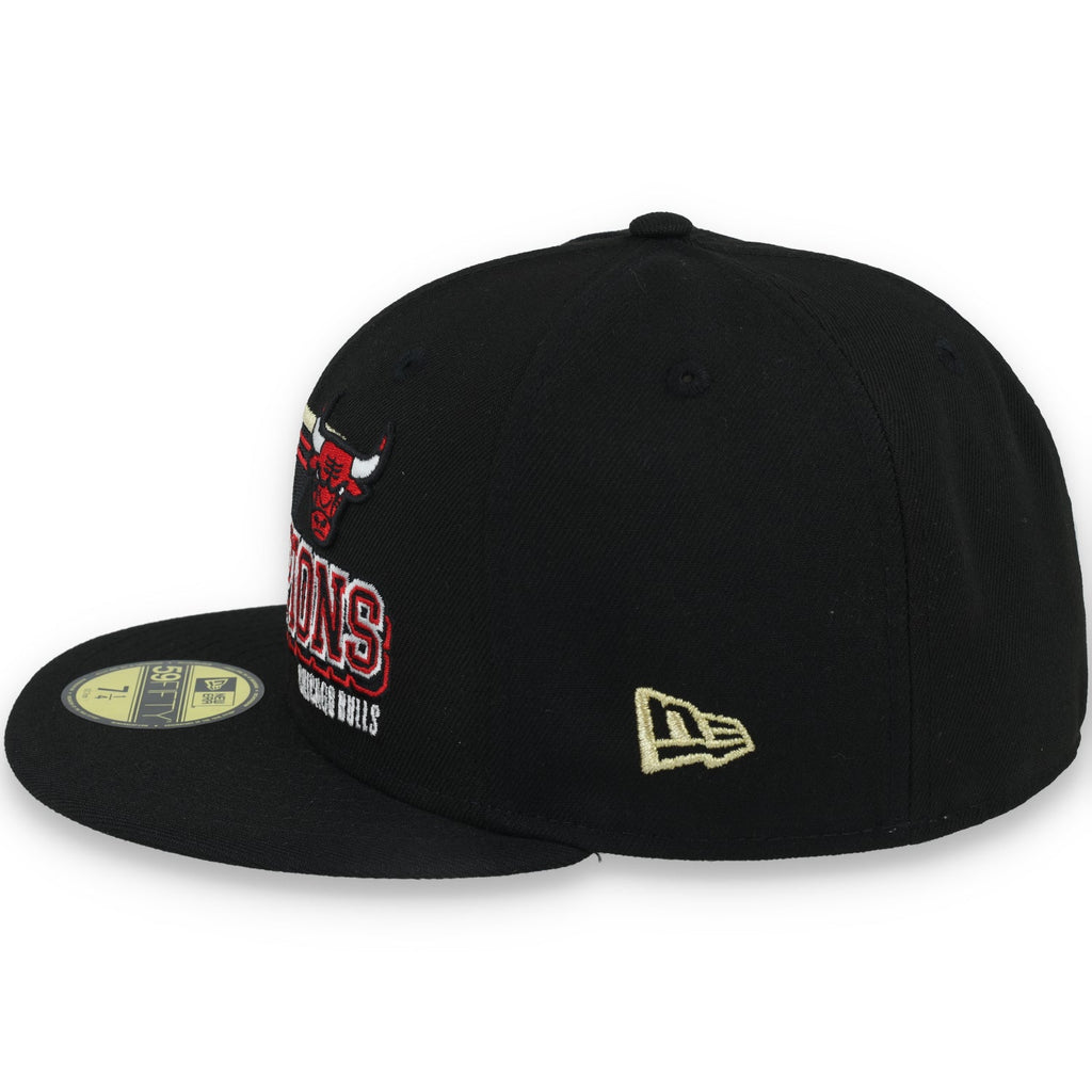New Era Chicago Bulls 6X Champions Throwback 59FIFTY Fitted Hat product image 4, provided for visual reference and product