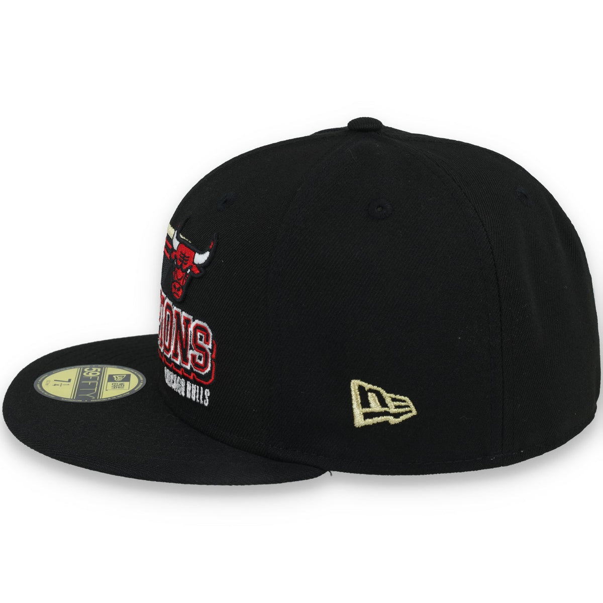 New Era Chicago Bulls 6X Champions Throwback 59FIFTY Fitted Hat product image 4, provided for visual reference and product